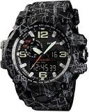 Analog Digital Black Dial Men's Watch 1155 Grey