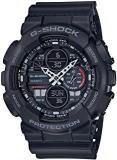 Analog Digital Black Dial Men's Watch GA 140 1A1DR G975