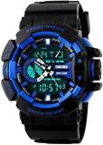 Analog Digital Black Dial Men's Watch