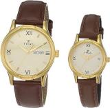 Analog Gold Dial Unisex's Watch NL15802490YL05/NR15802490YL05P