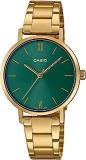 Analog Green Dial Women's Watch LTP VT02G 3AUDF