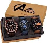 Analog Multi Colour Dial Men's Watch AN COMBO 01 02 MINO