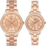 Analog Rose Gold Dial Unisex's Watch TW00PR273