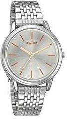 Analog Silver Dial Women's Watch 8170SM02