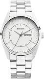 Analog White Dial Men's Watch 1864SM02