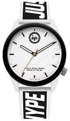 Analog White Dial Unisex's Watch HYU018BW