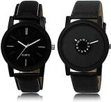 Analogue Black Dial Men's Watch, Pack Of 2