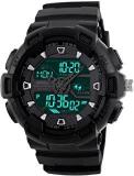 Analogue Digital Multifuction Men's Sports Watch Black_1189