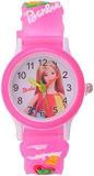 Analogue Girls' Watch Multicolour Dial Pink Colored Strap