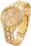 Analogue Gold Dial Women's Watch GNV01