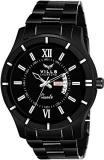 Analogue Men's & Boys' Watch Black Dial Black Colored Strap