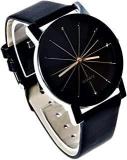 Analogue Prizam Glass Black Dial Girl's Watch