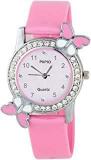 Analogue White Dial Pink Color Girl's Watch DG_BF_Pink