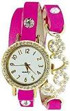 Analogue White Dial Women's & Girl's Watch Pink Love Dori