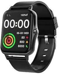 AQFIT AQFIT W12 Smartwatch IP68 Water Resistant | 1.69 Full Touch Screen Display | Up to 7 Days of Battery Life | Integrated Health Check | 5.0 Bluetooth | for Men and Women Black