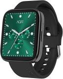 AQFIT AQFIT W9 Quad Bluetooth Calling Smartwatch | 1.69 Inch Full Touch Screen HD Display With Voice Assistant | Up To 10 Days Of Battery Life | IP67 Water Resistant | Integrated Health Check Black