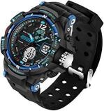 Aquaasian Kids Small Size Sanda 789 Watch Men G Style Waterproof Sports Military Watches Hombre Men's Luxury Analog Digital Shock Watch Blue Watch For Children