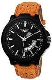 Asgard Day & Date Analogue Black Dial Brown Men's Watch 176 DD16