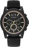 AX Armani Exchange Chronograph Watch For Men With Leather, Stainless Steel Or Silicone Band