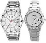 AXE Style Analogue White Dial Unisex Watch C007 Pack Of 2