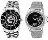 AXE Style Day And Date Couple Combo Multicolor Watch Black