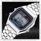 Azon Brand Digital 4 Colours Vintage Square Dial Unisex Wrist Watch For Men Watch For Women Pack Of 1 WR