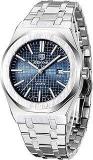 BENYAR Business Casual Silver Stainless Steel Date Display Analog Watch For Men