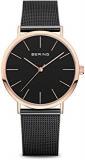 BERING Analog Black Dial Unisex's Watch 13436 166