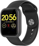 BFIT Gen 1 Color : Black Single Touch Unisex Smartwatch With Heart Rate Monitoring, Smartphone Notifications And Upto 15 Days Active Battery Life