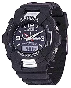 BLUTECH Analogue Digital Black Dial boys and kids Watch