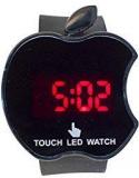 BLUTECH Apple Shape Touch Screen LED Digital Black Dial Unisex Watch MYWMe