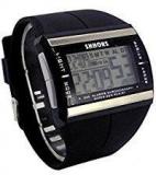 BLUTECH Shhors Collection Digital Grey Dial Sports Alarm Unisex Watch SHHORS101 Black