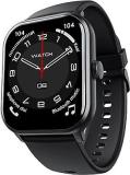 boAt Wave Edge Smart Watch with 1.85 inch HD Display, Advanced Bluetooth Calling Chip, Functional Crown, 100+ Sports Modes, Widget Control, AI Voice Assistance, Inbuilt Games, IP68 Active Black