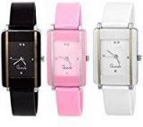 Bobo Bird Analog Multicolour Dial Watches For Womens/Girls Combo Pack 3 Bb W011