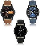 BOBO BIRD Combo Pack Of 3 Lorem Stylish Dummy Chronograph Analogue Multicolor Dial Men & Boys Watch BB W015