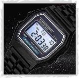 Brand Digital 4 Colours Vintage Square Dial Unisex Wrist Watch For Men Watch For Women Pack Of 1 WR