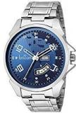 BRITTON Analogue Blue Dial Men's Watch Br Gr0184 Blu Ch