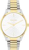 Calvin Klein Iconic Analog Silver Dial Unisex's Watch 25200167