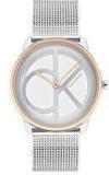 Calvin Klein Iconic MESH Analog Silver Dial Unisex's Watch 25200033