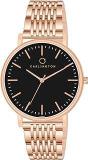 Carlington Iconic 2033 Analog Ladies Watch For Girls With Premium Rosegold Mesh Strap, Scratch Resistant Stainless Steel Dial, And Water Resistant Rosegold Watch Stylish Watches For Women