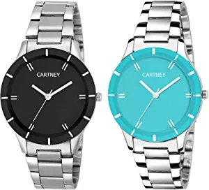 CARTNEY Analogue Black Dial Combo of 2 Women's & Girl's Watch Cty BSB 0108