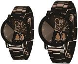 Casera CC 109 All Black Analogue Black Dial Couple Unisex Watch