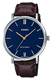 Analog Blue Dial Men's Watch MTP VT01L 2BUDF A1616