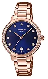 Analog Blue Dial Women's Watch SHE 4056PG 2AUDF SX270