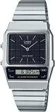 Casio Analog Digital Black Dial Unisex's Watch AQ 800E 1ADF