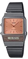 Casio Analog Digital Red Dial Unisex's Watch AQ 800ECGG 4ADF