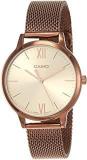 Casio Analog Rose Gold Dial Women's Watch LTP E157MR 9ADF A1693