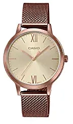 Analog Rose Gold Dial Women's Watch LTP E157MR 9ADF A1693