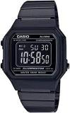 Casio B650WB 1B Unisex Adult Black Stainless Steel Quartz Fashion Digital Watch