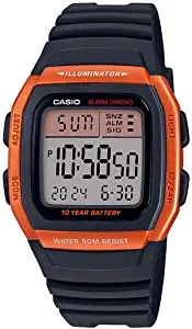 Casio Digital Black unisex Watch W 96H 4A2VDF D177